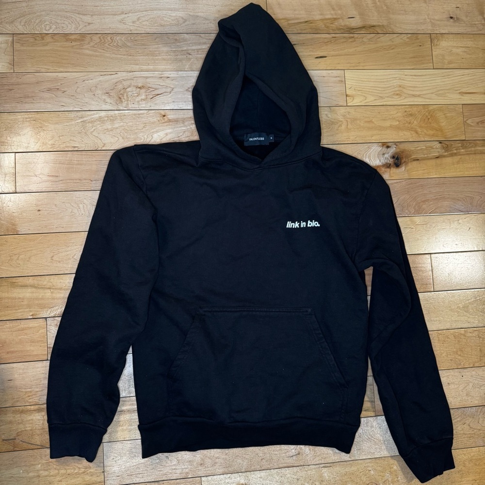 Talentless “Link In The Bio” Casino Dobrik Hoodie Black Size‎ S